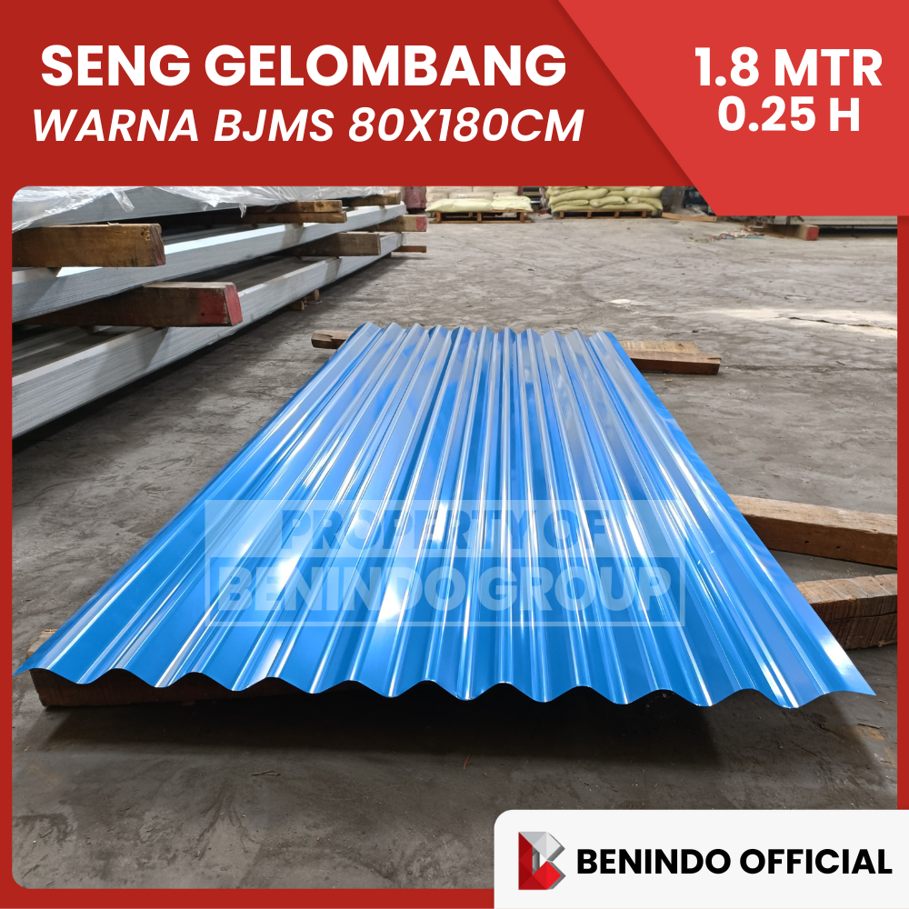 SENG GELOMBANG WARNA 80*180 - BJMS 0.25H