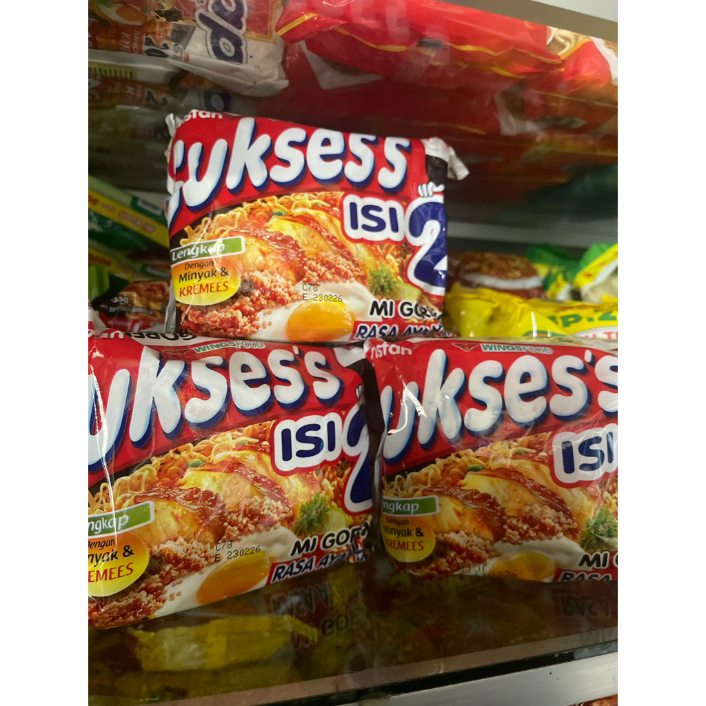 

Mie Sukses's isi 2 Rasa Ayam Kremees 1 Pcs