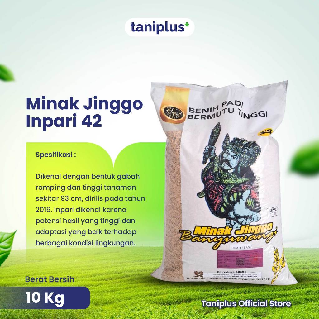 

Minak Jinggo Inpari 42 10 Kg - Benih Padi