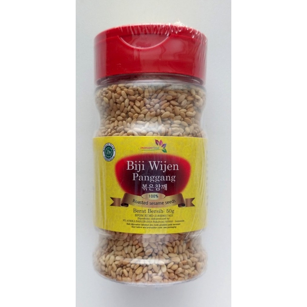 

JAVA SUPER FOOD BIJI WIJEN PANGGANG 50 GR I SESAME SEEDS ROASTED 50 GR