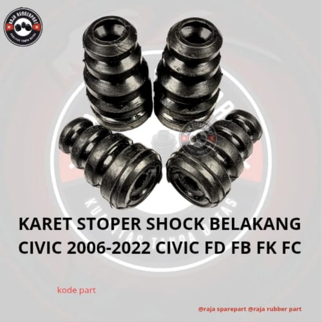 SPAREPART MOBIL CIVIC KARET STOPPER SHOCKBREAKER BELAKANG CIVIC 2006-2012 CIVIC FD