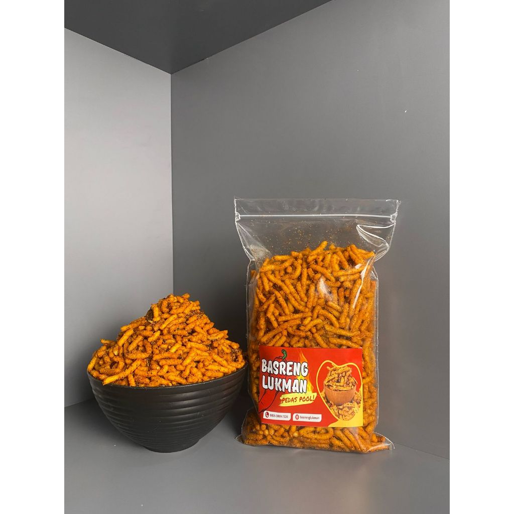 

basreng lukman_comstik combro stick pedas gurih renyah kriuk asin kemasan 1KG