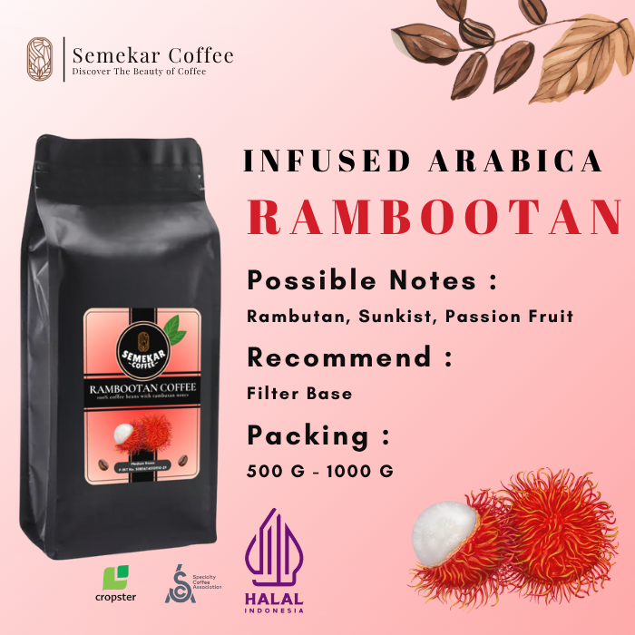 

Semekar Coffee - Rambootan Fermentation Kopi Anaerob Natural Roasted Beans - 500G & 1000G