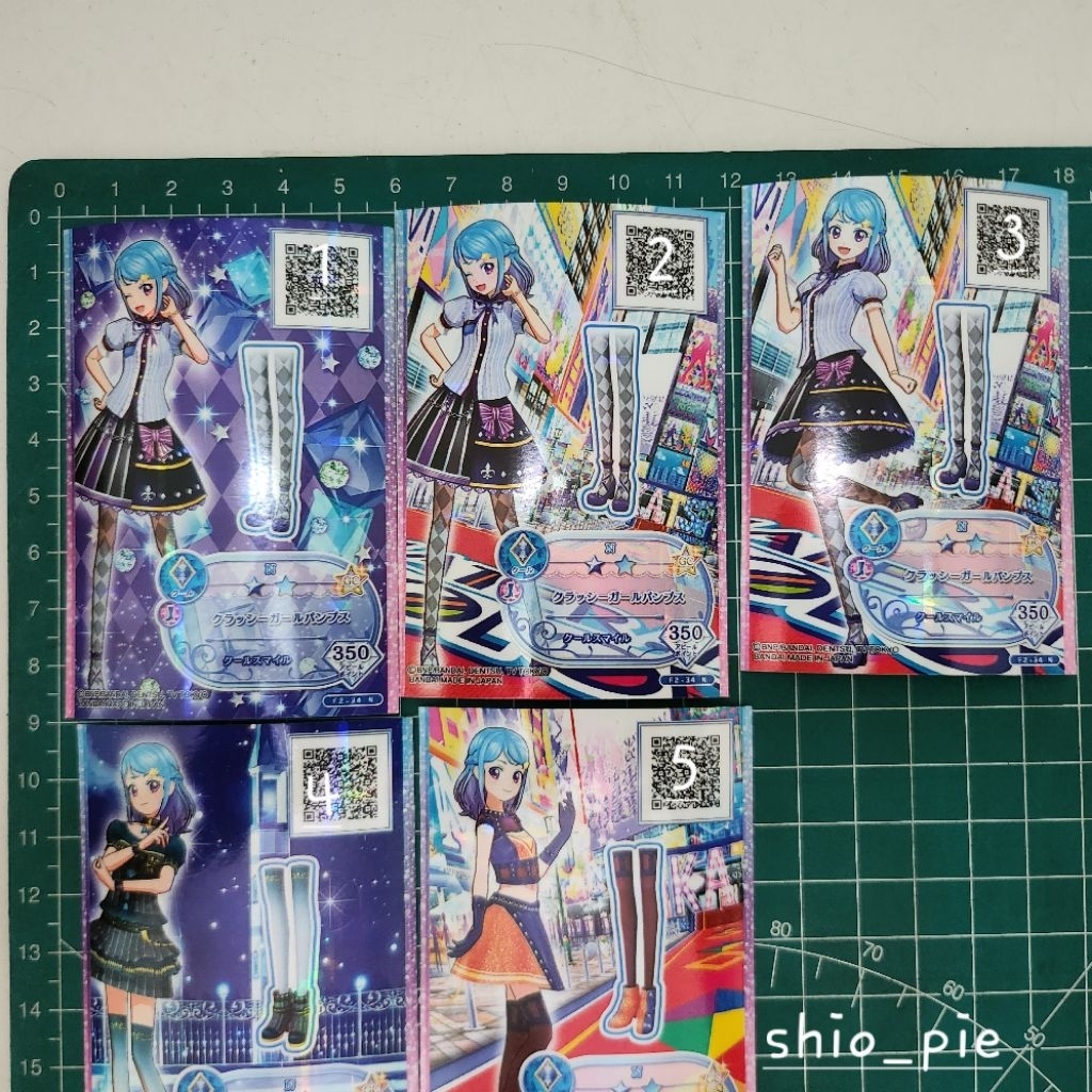 kartu original japan Aikatsu friends card N normal cool shoes