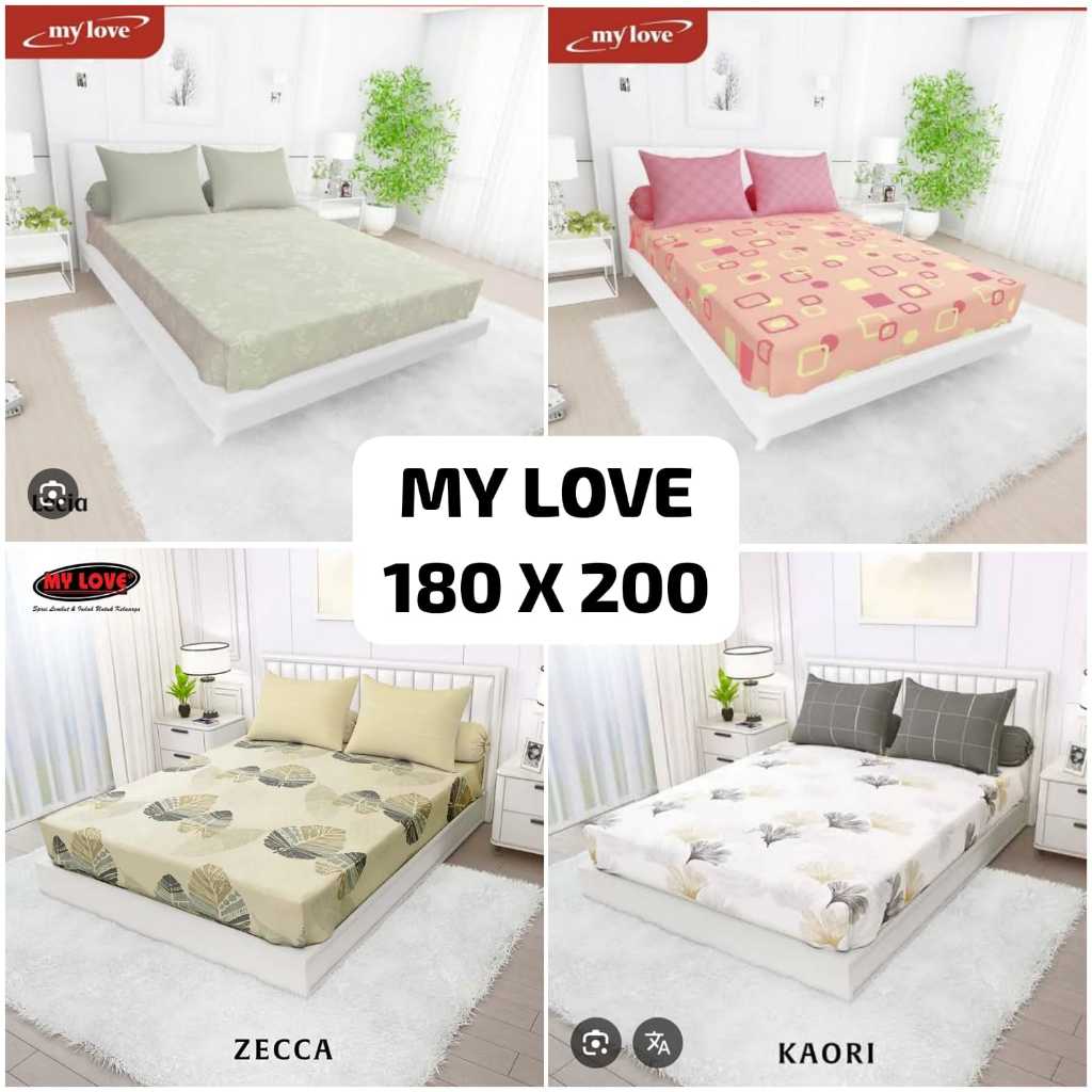 SPREI KING MY LOVE TINGGI 30CM 180x200