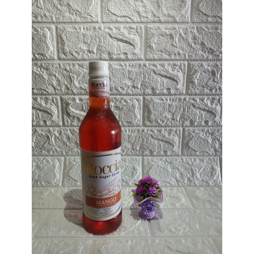 

Minuman sirup ROCCIA rock syrup sugar Mango 760ml