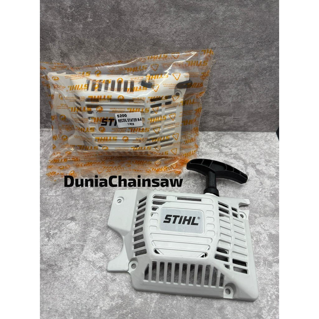 RECOIL STARTER ASSY CHAINSAW SENSO RECOIL SINGLE PER MERK STIHL TYPE 5200 RECOIL UNTUK SENSO