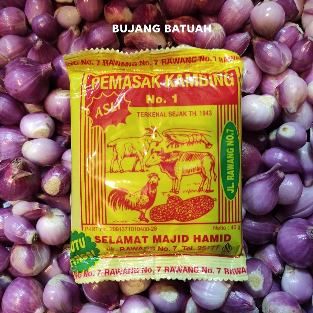 

BUMBU KERING CAP SLAMAT MAJID AMID-GULAI-RENDANG-OPOR DLL