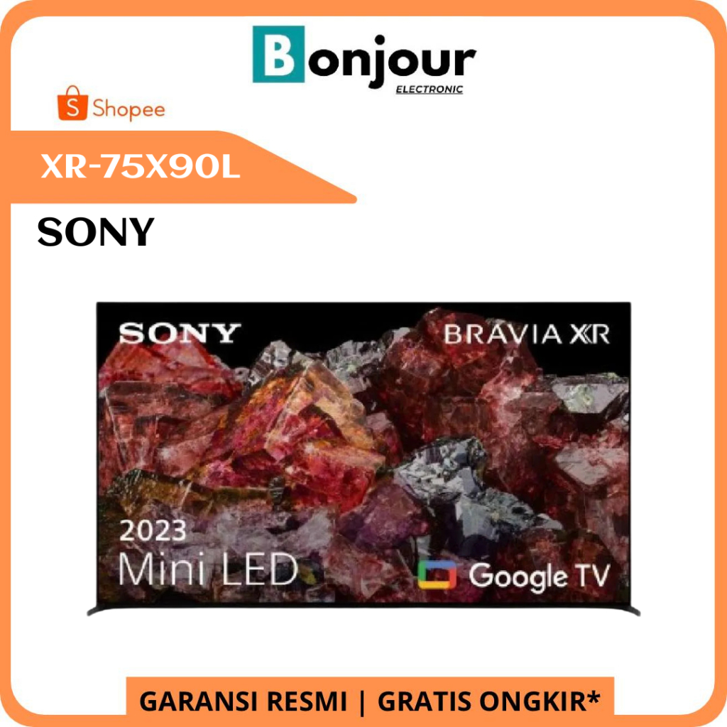 TV Sony Bravia 75 Inch X95L Mini LED 4K Google TV 75X95L