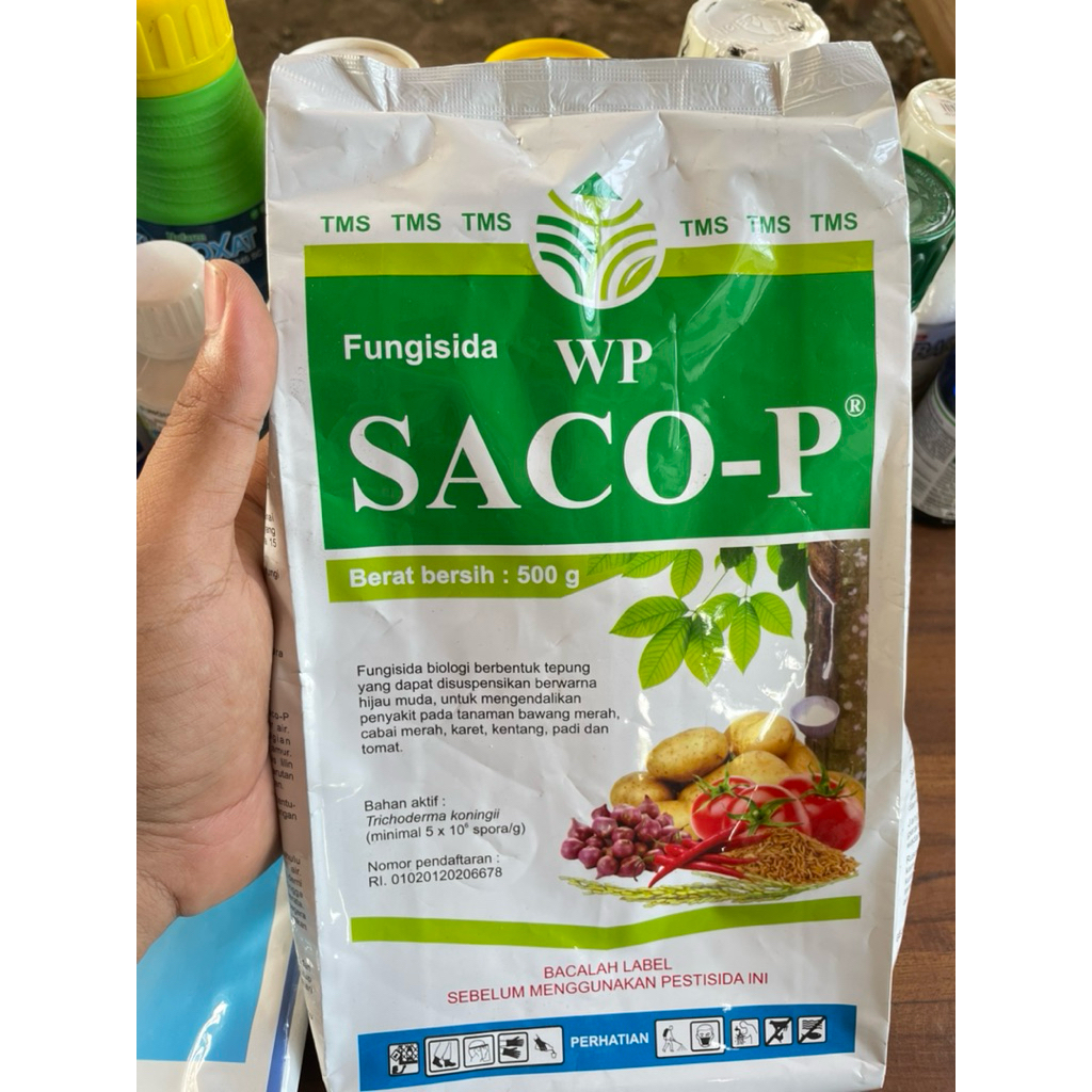 Fungisida Biologi Saco-P 500 GR