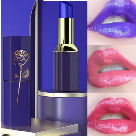 Lipstik Ungu Biru Viral Lipstik Ajaib Berubah Warna Biru Menjadi Pink /Lipstik Yurizumi Change Color