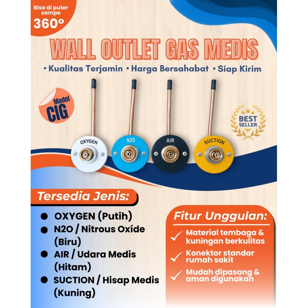 Wall Gas Medis Outlet CIG Lokal