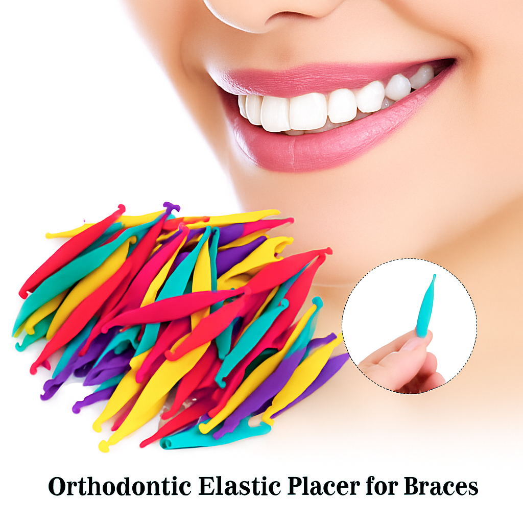 Elastic Placer untuk Behel / Hook Aligner Braces Alat Pasang Karet Gigi