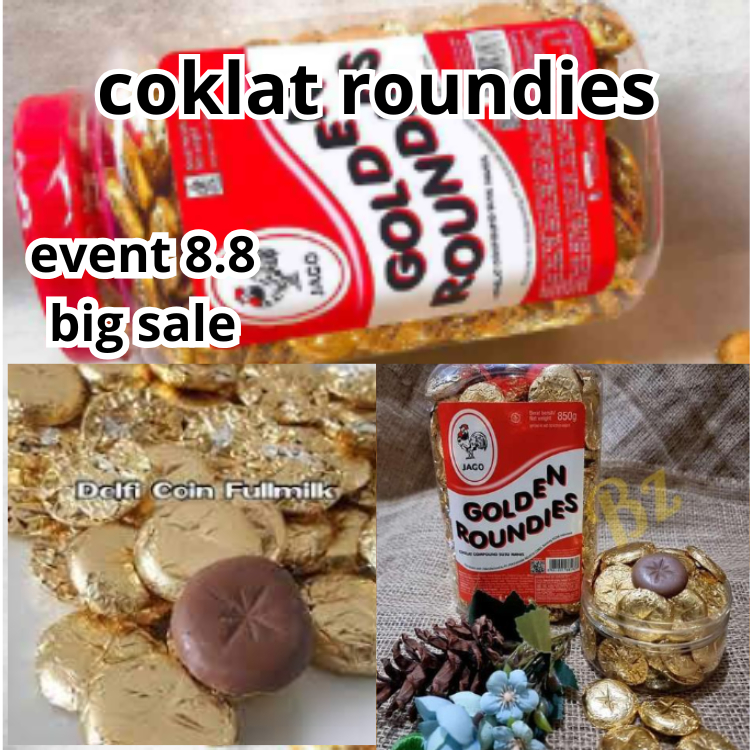 

[promo top] cokelat golden rousdien golden roundies koin berbagai kemasan