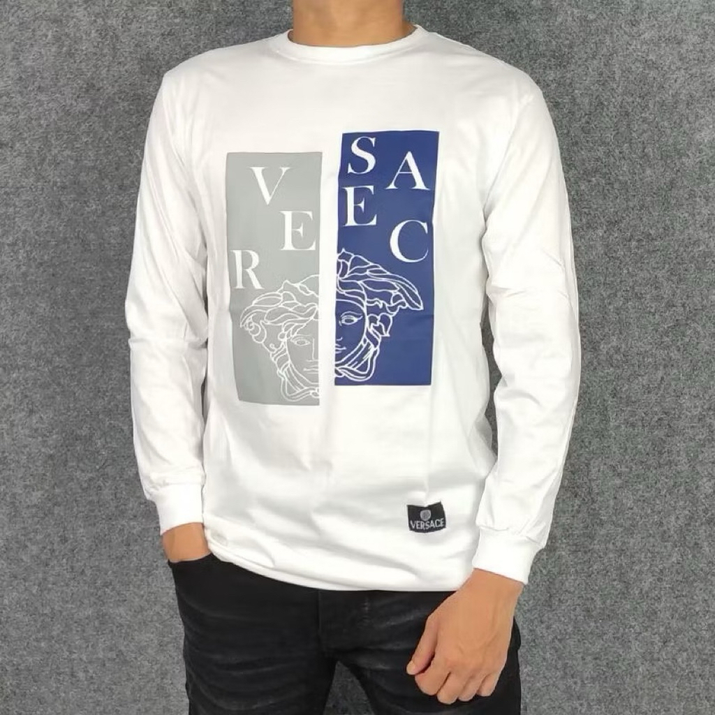 Kaos Distro Pria Lengan Panjang Longsleve Premium Baju Kaos Laki laki Dewasa Baju Cowo Keren Lengan 