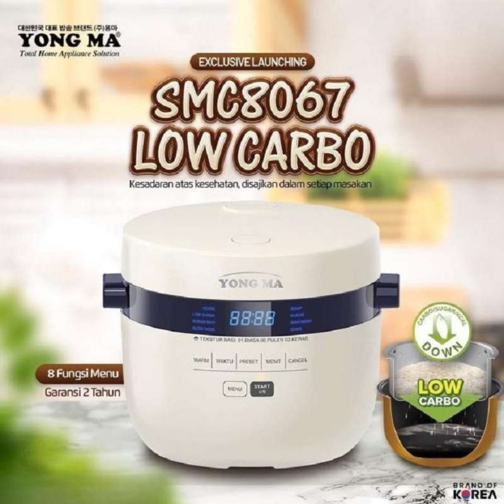 Magic com Yongma Low carbo SMC 8067