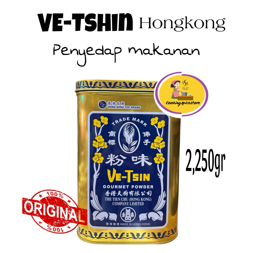 

Vetsin hongkong Ve-Tsin Penyedap Makanan 2,250gr