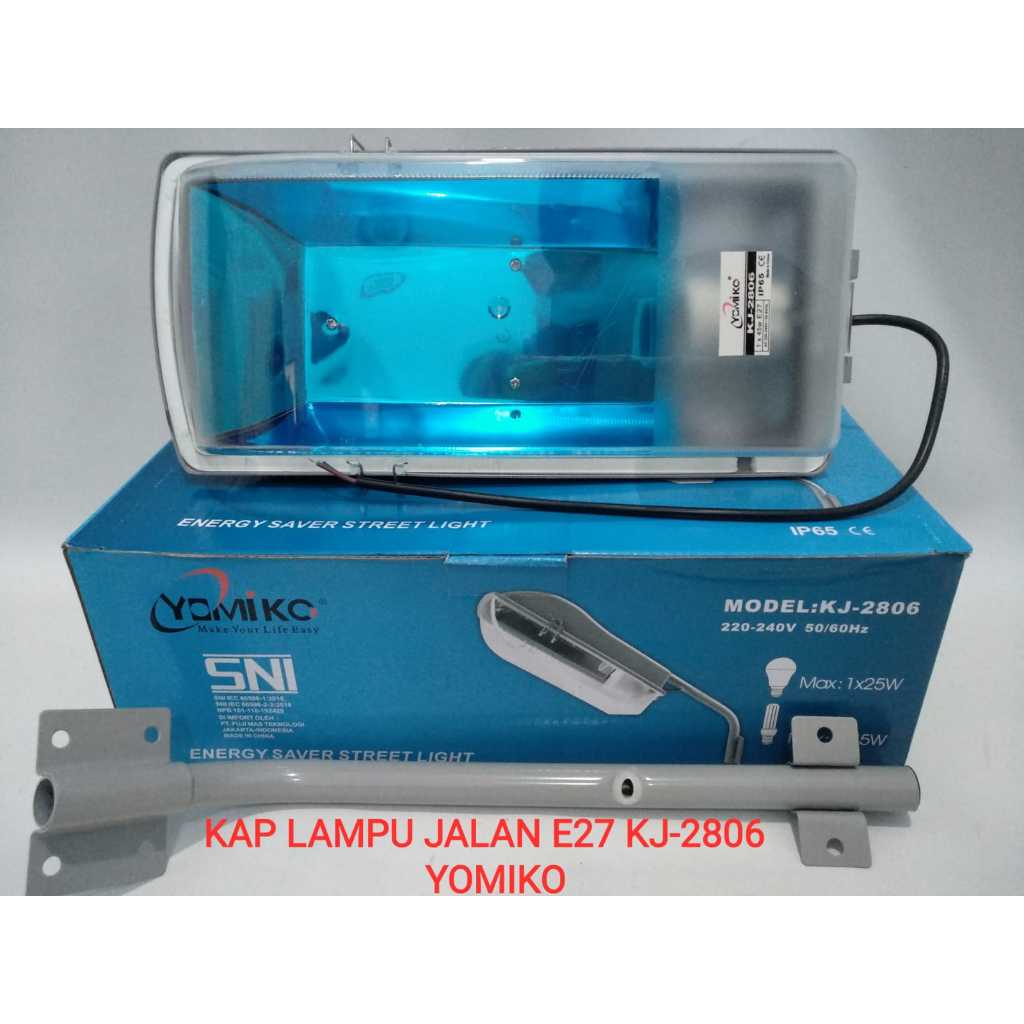 KAP LAMPU JALAN E27 KJ-2806 YOMIKO