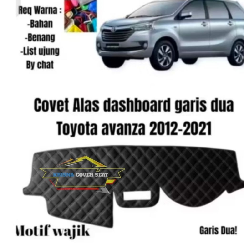 Alas karpet Dashboard mobil Avanza dan xenia tahun2012- 2021 cover dashboard mobil avanza