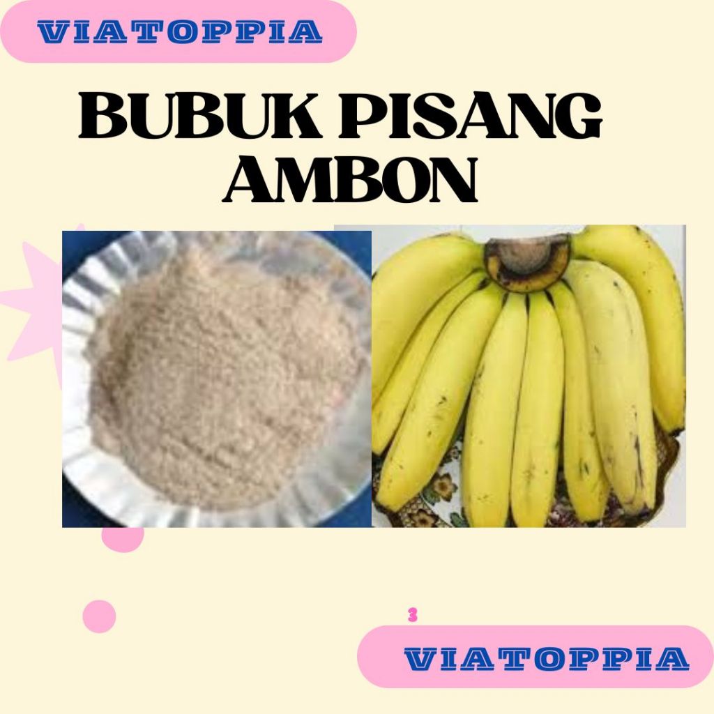

BUBUK PISANG AMBON ORIGINAL 100% PISANG AMBON
