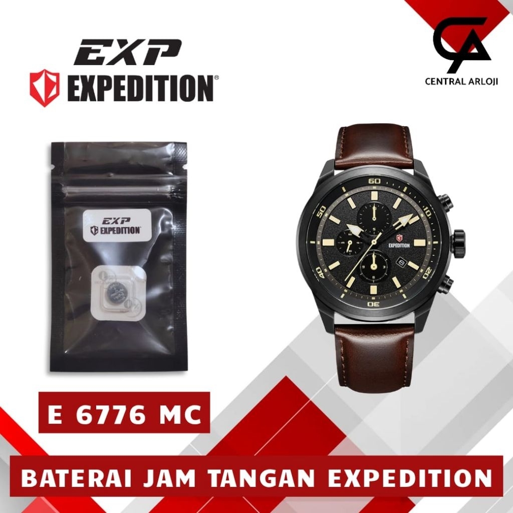 Baterai jam Tangan Expedition Original E 6776 MC
