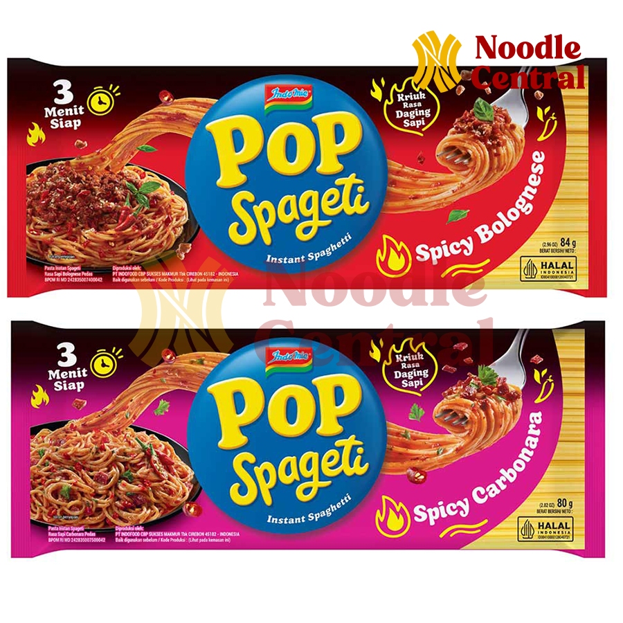 

Indomie - POP Spageti Spicy Instan