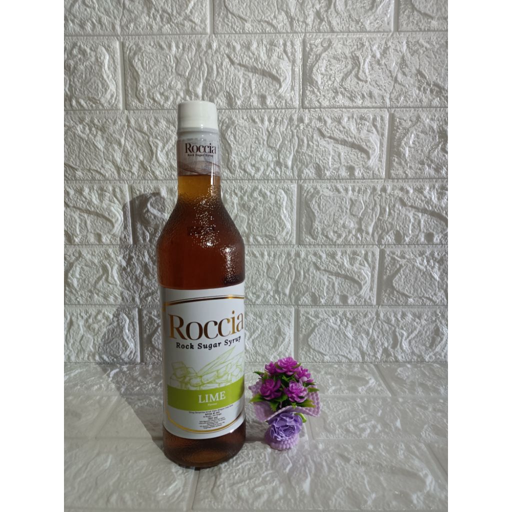 

Minuman sirup ROCCIA rock syrup sugar Lime 760ml