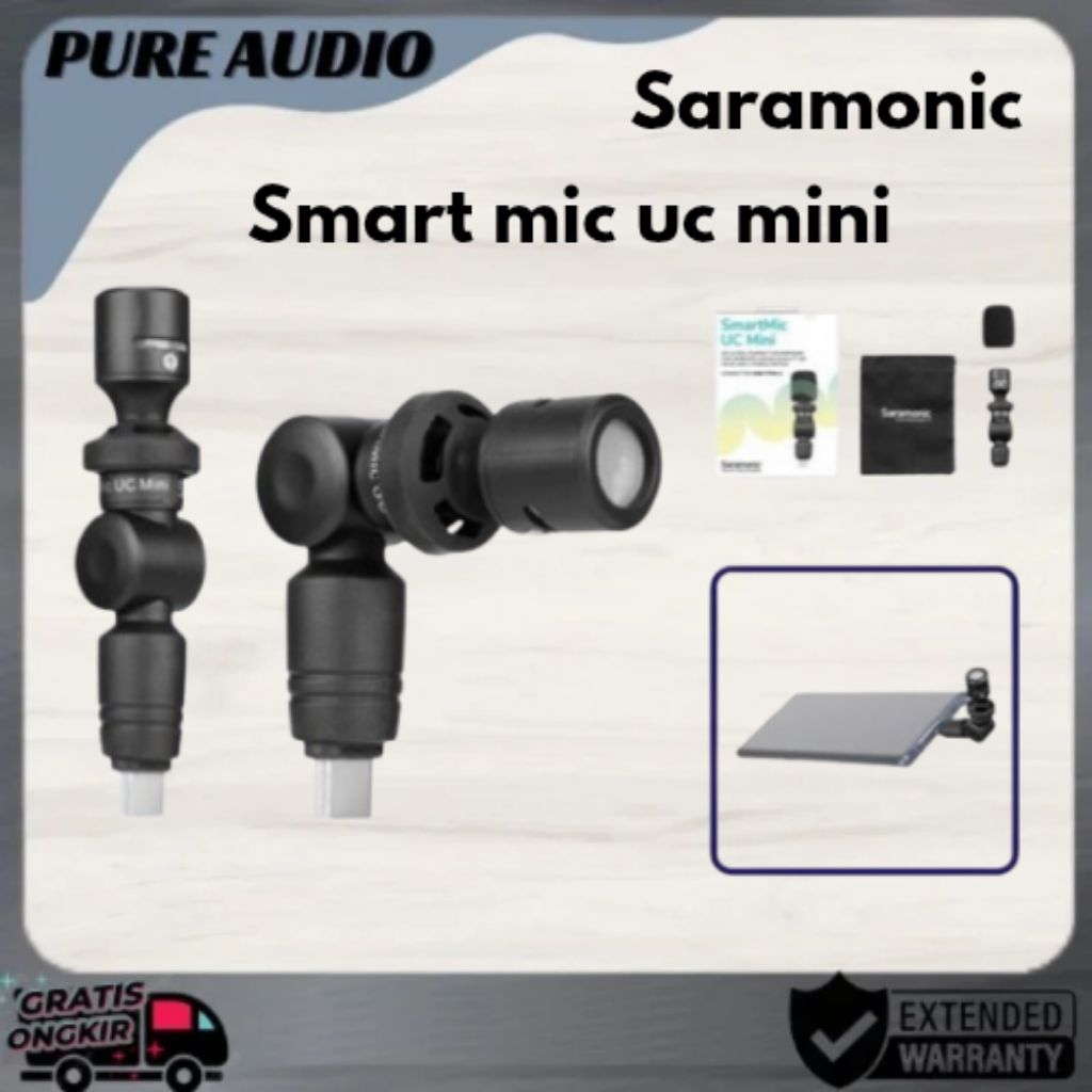 SARAMONIC SMART MIC UC MINI MICROPHONE FOR USB TYPE-C DEVICE ANDROID
