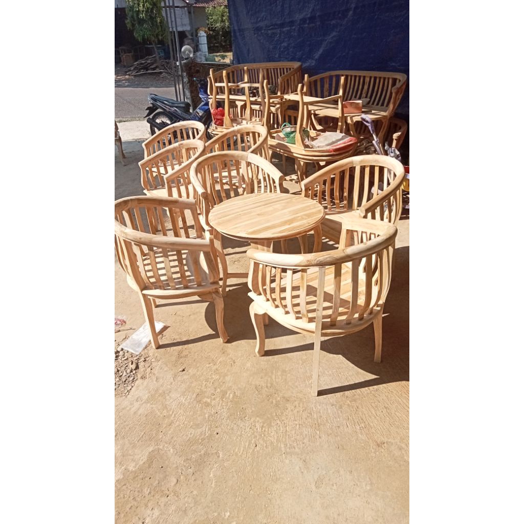 kursi Betawi kayu jati