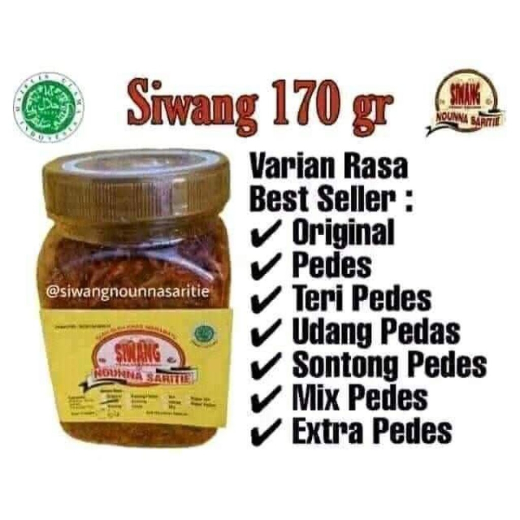 

SIWANG NOUNNA SARITIE 170 gr, asli dari indramayu