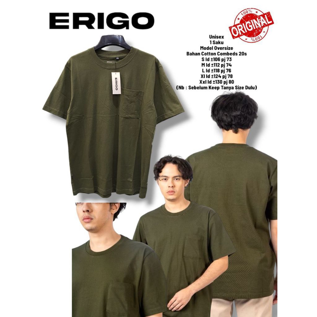 (GITA BRANDED) KAOS OVERSIZE ERIGO POLOS SAKU 0R1