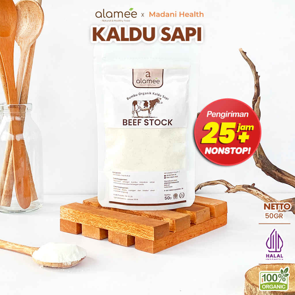 

ALAMEE Bumbu Kaldu Sapi NON MSG Organik Beef Powder Bubuk 50gr