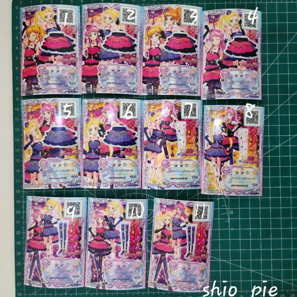 kartu original japan Aikatsu friends card FR friends rare  sexy Honey cat tops accessories