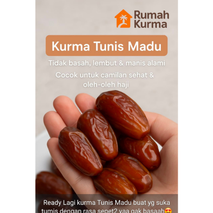 

Kurma Tunis Termurah, Kurma tunisia, Kurma tunis madu