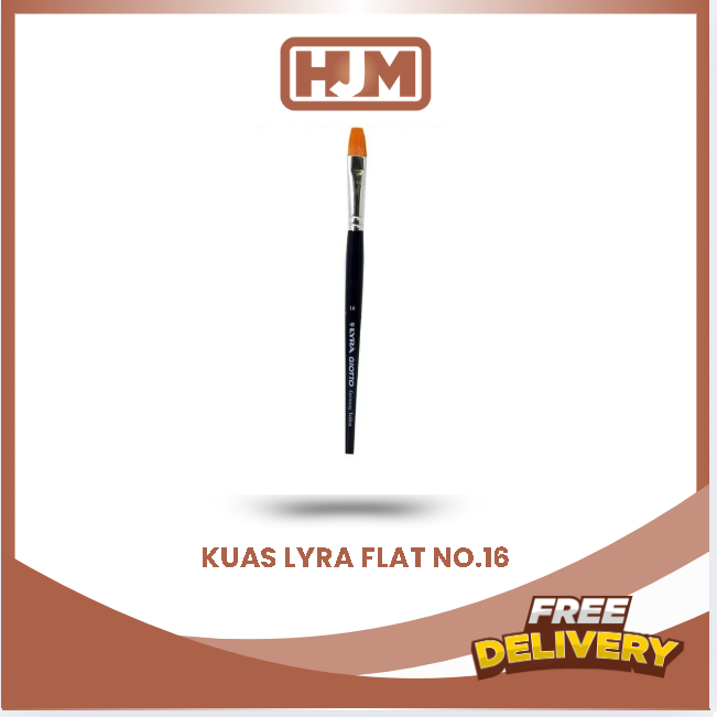 

LYRA KUAS / ART BRUSH FLAT 16 ( PIPIH )