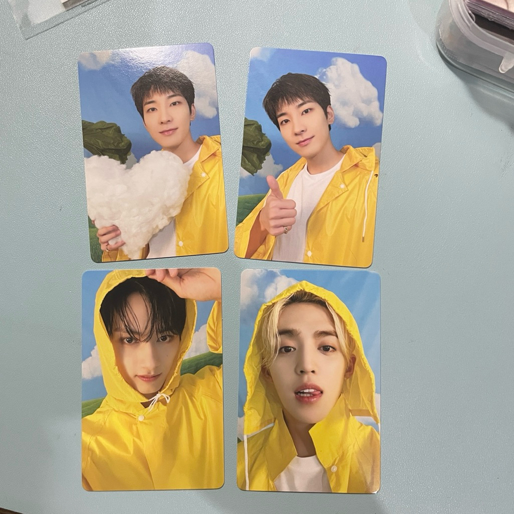 SEVENTEEN Photocard Heaven Carver Official - pc carat version scoups wonwoo jun