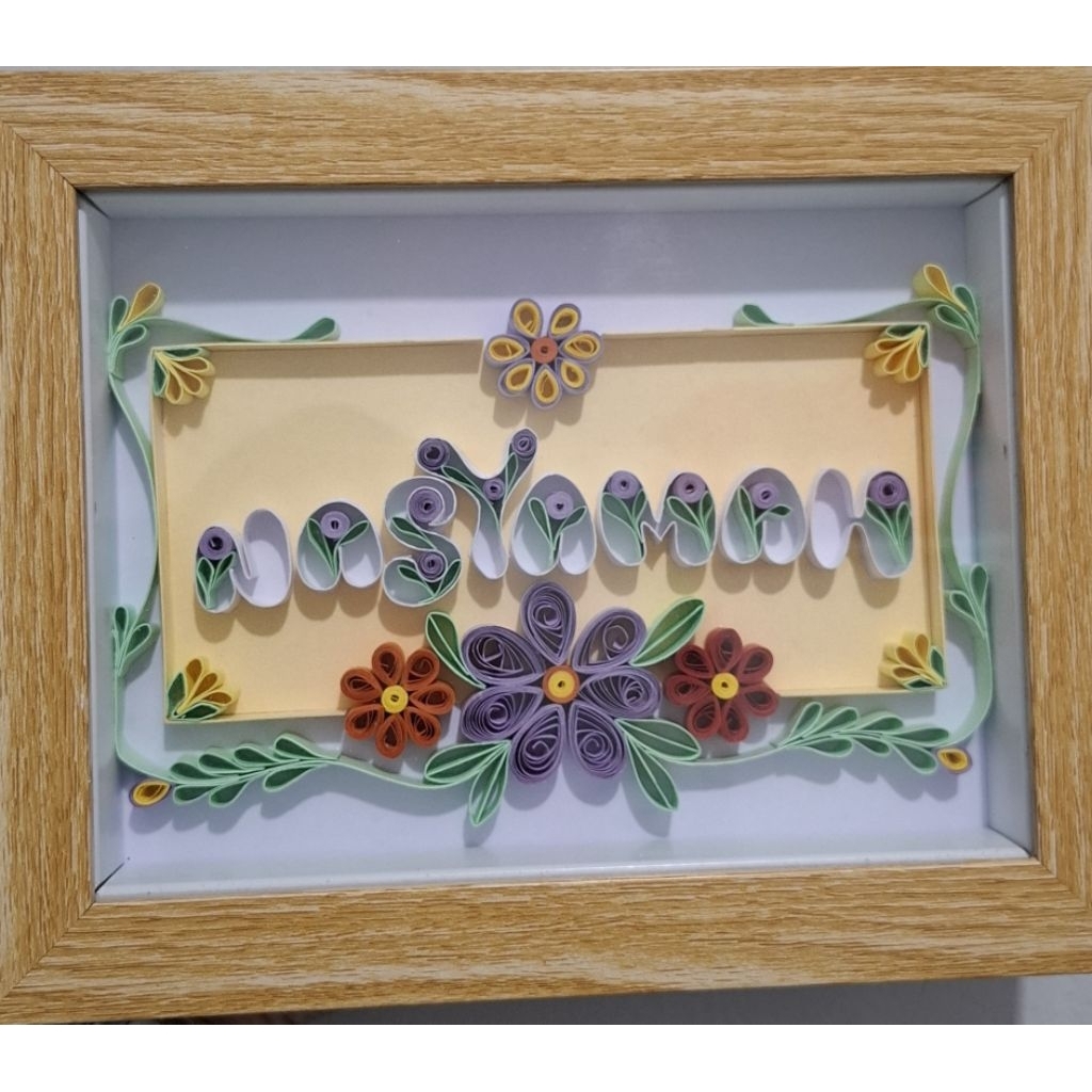 Hiasan Dingin Paper Art /Quilling Paper