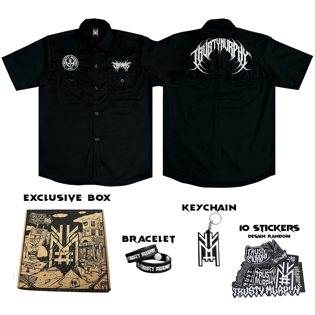 Trusty Murphy | Workshirt Black