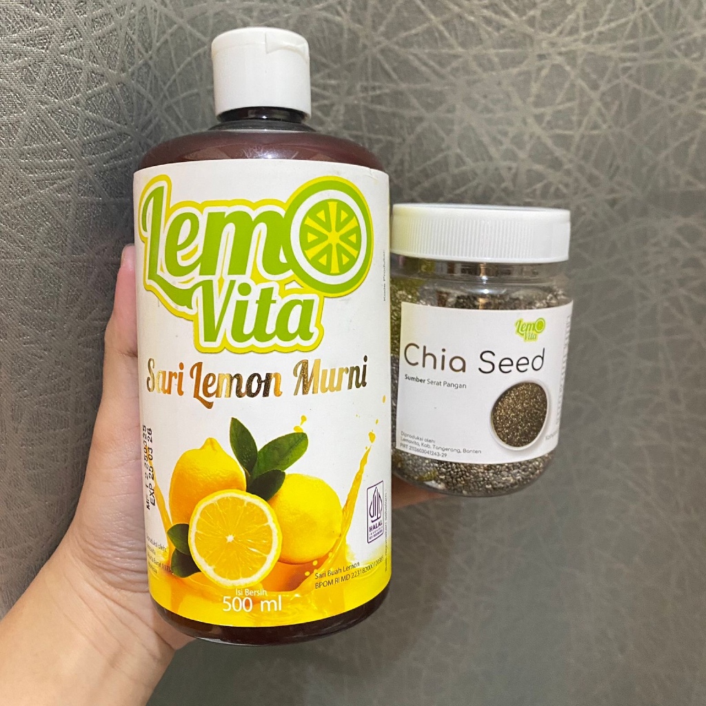 

[ PAKET BUNDLING ] Lemovita 500ML x chiaseed 140gr BPOM BY LEMOVITA PAKET DIET