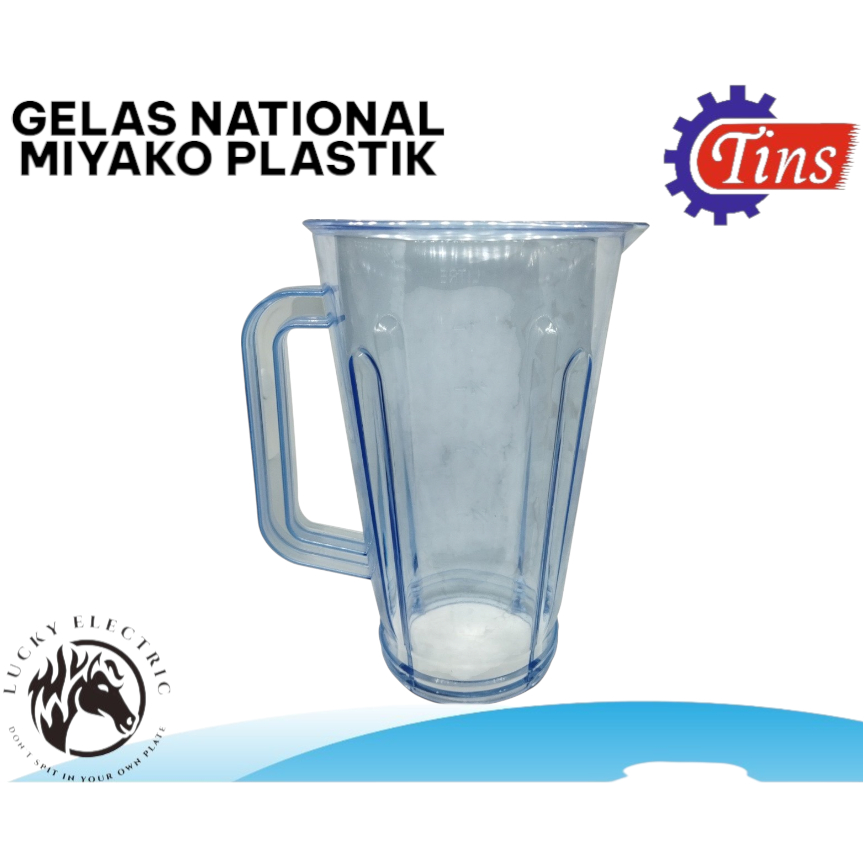GELAS BLENDER NAT GELAS BLENDER MIYAKO PLASTIK UNIVERSAL GLASS BLENDER PLASTIK
