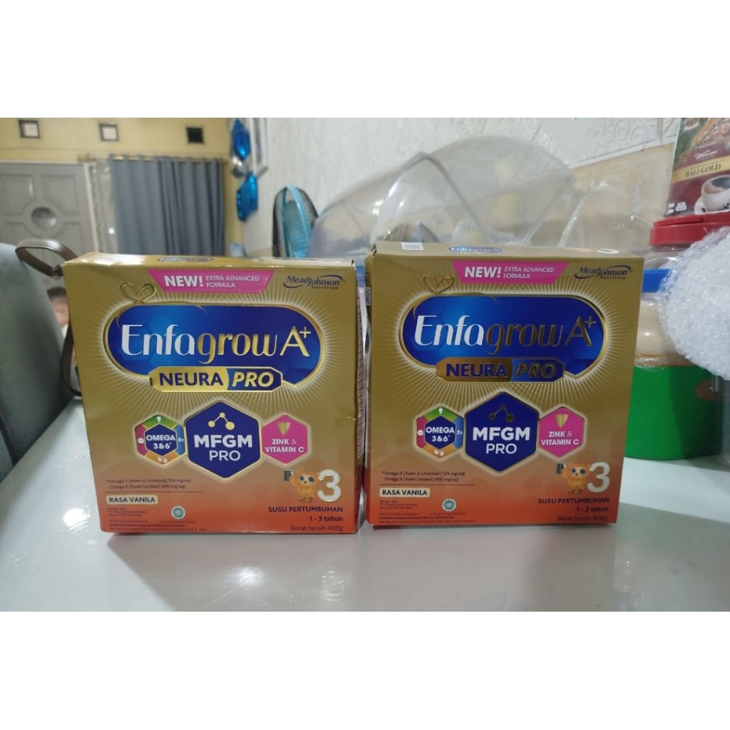 

SUSU ENFAGROW A3+ 400GR UNTUK 1-3 TAHUN (2 BOX)
