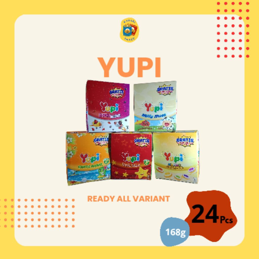 

RS Yupi box (168g) kecil isi 24pcs [PART 2]
