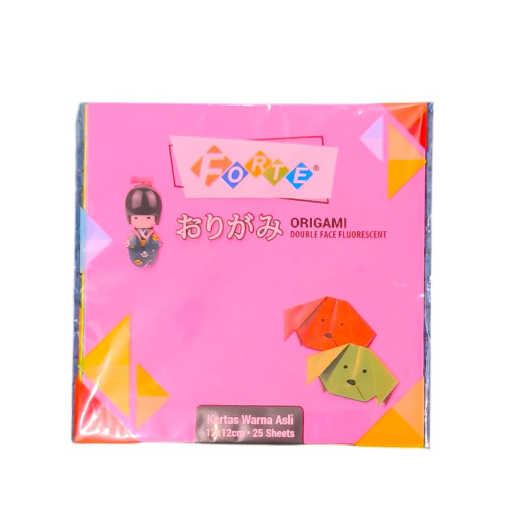 

Kertas lipat ukuran 12x12 merk Forte (PAK)