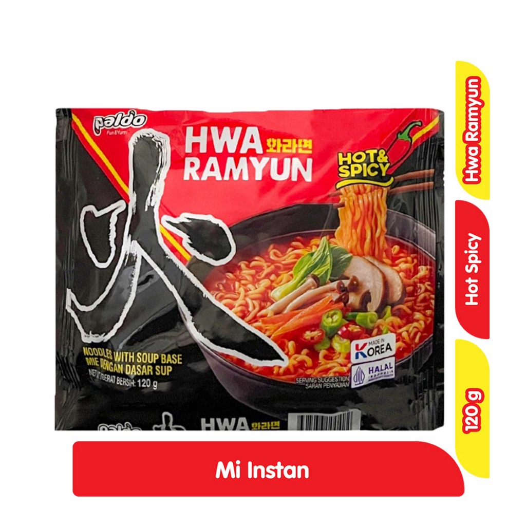 

Paldo Hwa Ramyun Mi Instan Pedas 120g