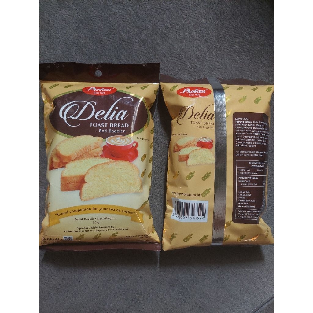 

Roti Bagelen Delia 70 Gram