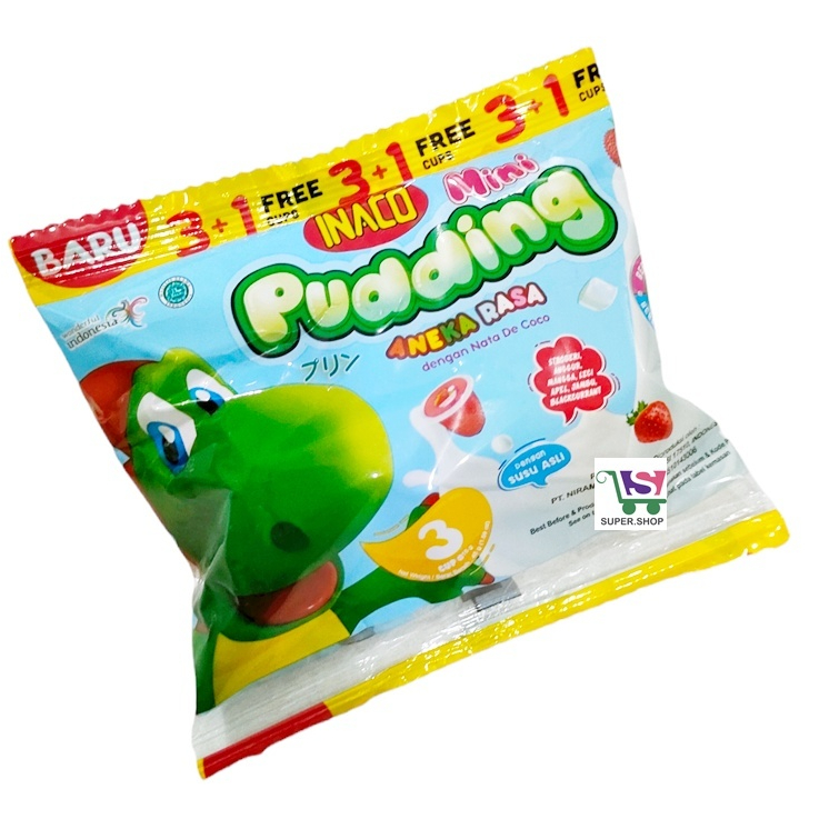 

INACO MINI PUDDING ISI 3 PCS MAKANAN RINGAN SNACK CEMILAN ANAK JELI AGAR PUDING PUDDING GROSIR MURAH TERMURAH STRAWBERRY MELON LECI