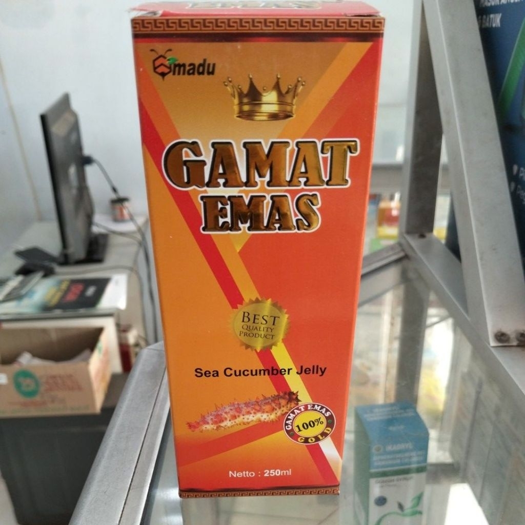 Gamat emas sea cucumber jelly 250 ml