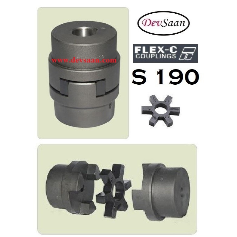 Jaw Coupling S 190 Flex-C Max Bore 60 mm - JCS190XXXXXX