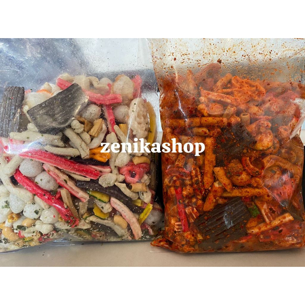 

PAKET HEMAT!! [BUNDLING 2PCS] SEBLAK MIX PEDAS DAUN JERUK+SEBLAK MIX ORIGINAL DAUN JERUK 500GR DAPAT 2/250GR DAPAT 2