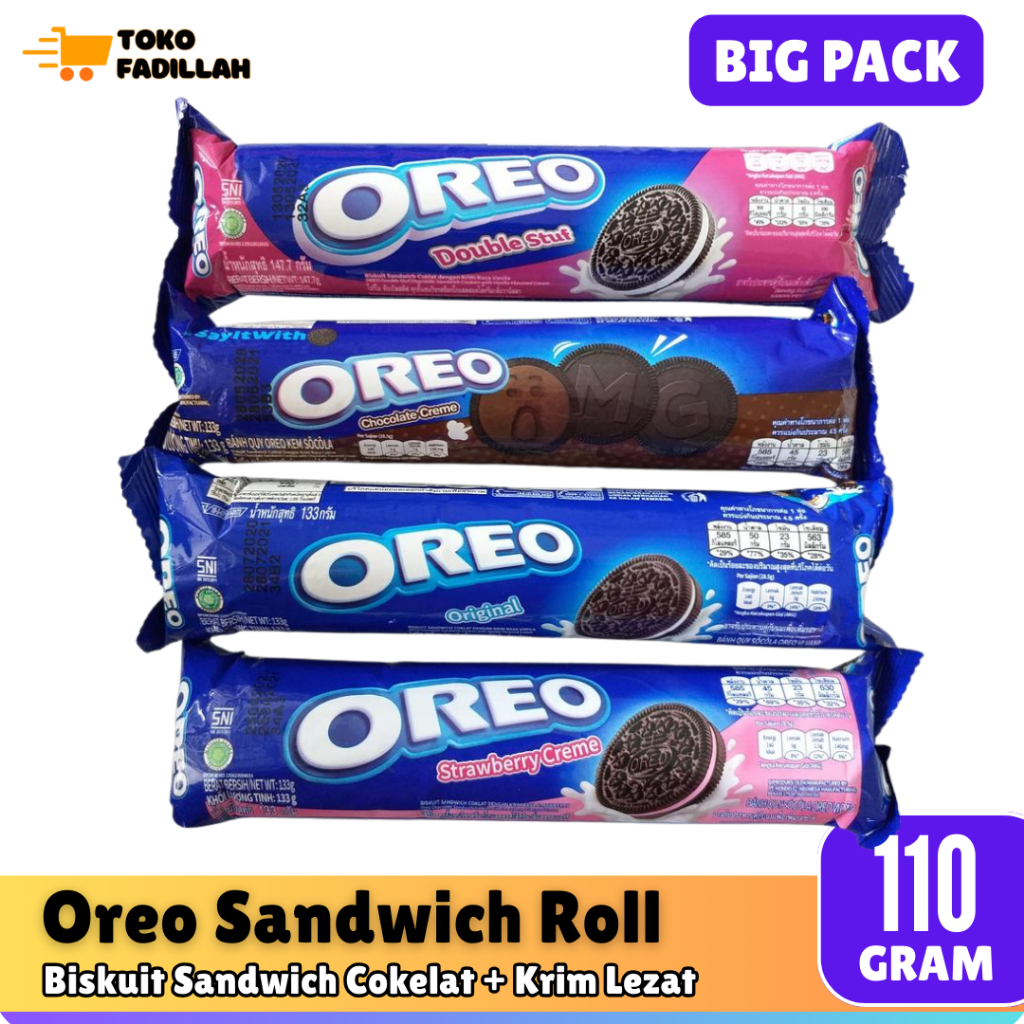 

OREO Sandwich Roll Besar 110 gr - Aneka Varian
